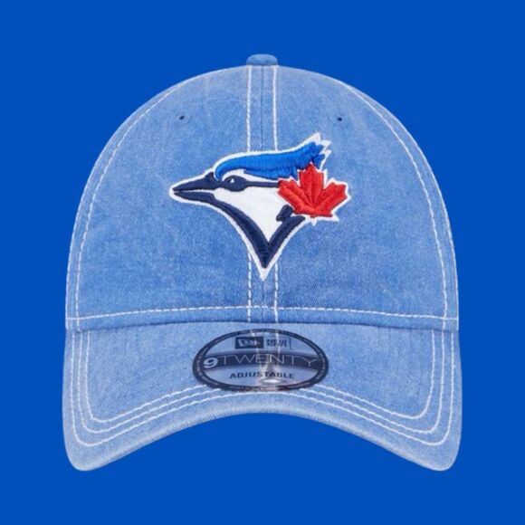 New Era Toronto Blue Jays Washed Contrast 9TWENTY Adjustable Back Hat Cap NEW - Picture 6 of 7